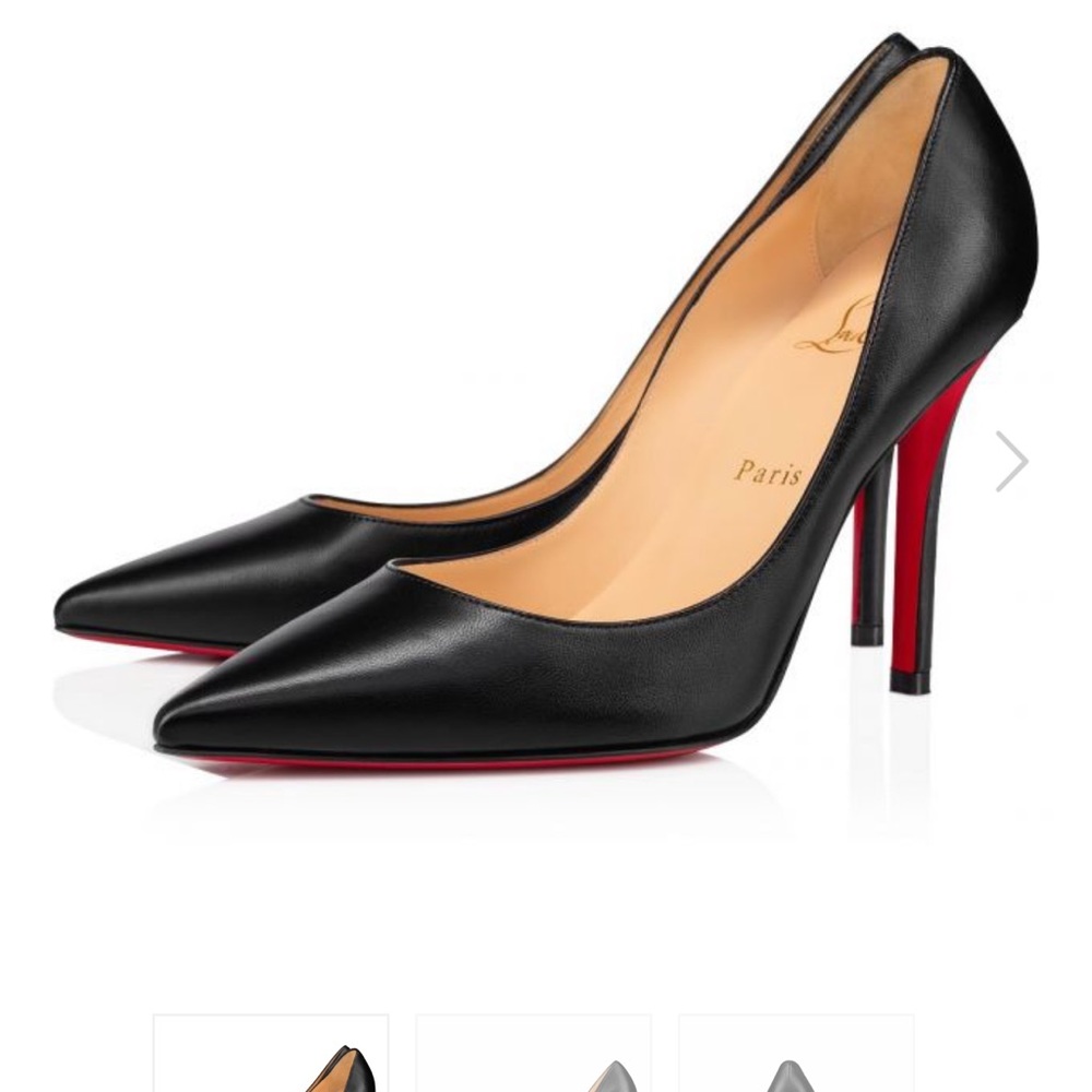 Christian Louboutin 100 mm Nappa apostrophy: WORN ONCE // Size 40.5